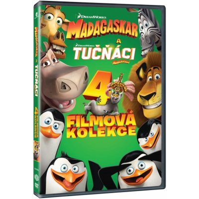 Madagaskar 1-3 + Tučňáci z Madagaskaru kolekce – Hledejceny.cz