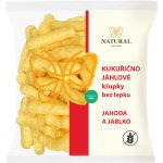 Natural Jihlava Kukuřično-jáhlové křupky bez lepku jahoda jablko Natural 40 g – Zboží Dáma