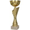 Pohár a trofej Kovový pohár Zlatý 23 cm 9 cm