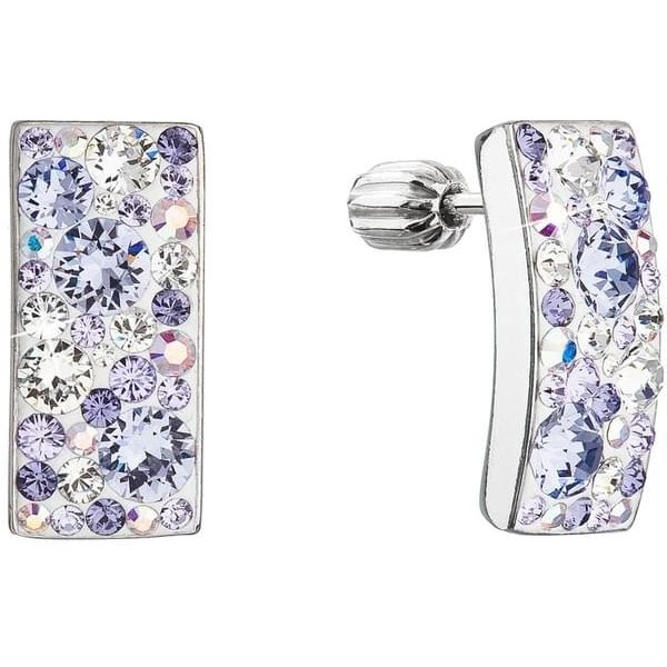 Swarovski elements stříbrné visací fialový obdélník 31303.3 violet od 1 698  Kč - Heureka.cz