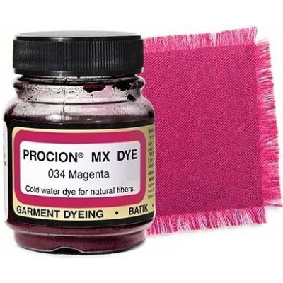 Prášková barva Jacquard Procion MX na bavlnu a len 19g odstín Magenta – Hledejceny.cz
