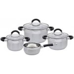 ELO Black Steam Sada hrnců 4 ks, nerezové ELO BASIC 50904 – Zbozi.Blesk.cz