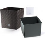 Prosperplast Květináč Rato low 40 x 40 x 40,8 cm bílý – Zboží Dáma