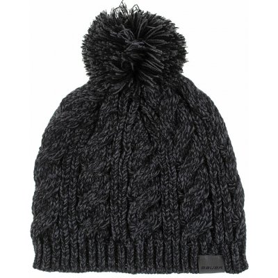New Era Bauer kulich Color Pop Cable Knit POM CharCoal šedo černá – Hledejceny.cz