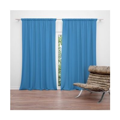 Sablio Závěs Modrá: 2ks 140x250cm – Hledejceny.cz