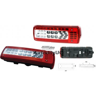 VIGNAL Zadní LED světlo P Volvo FH II 12- 159530 – Hledejceny.cz