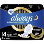 Always vložky Ultra Secure Night 6 ks – Zboží Dáma