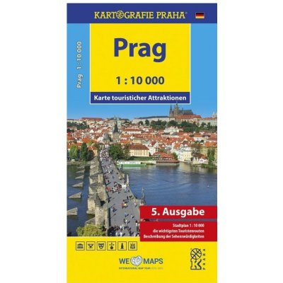 Praha mapa turistické zajímavosti německy