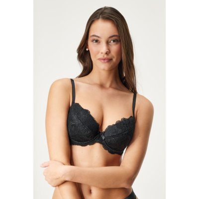 Orhideja Lingerie podprsenka Sweet s vyjímatelnými vycpávkami černá – Zboží Dáma