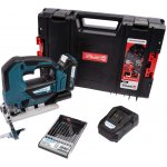 XTLINE XTLINE Aku přimočará pila 18 V + 2 baterie 2.0 Ah + nabíječka 2.4 A + pilové plátky + box – Zbozi.Blesk.cz