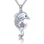 Elanis Jewel Dámský náhrdelník veselý delfín s krystaly Swarovski® EJ00037 – Hledejceny.cz