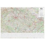 Česko - nástěnná automapa - 1 : 360 000 s rejstříkem obcí 2025 – Hledejceny.cz
