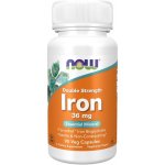 Now Foods Iron 36 mg Double Strength 90 kapslí – Hledejceny.cz