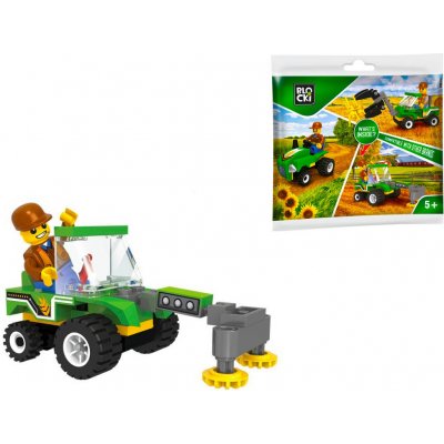 ICOM Blocki MyFarm Traktor s rozmetačem a figurkou 47 ks – Zboží Dáma