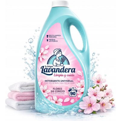 Lavandera Prací gel Třešňové květy 4,5 l 90 PD – Zbozi.Blesk.cz
