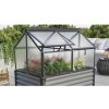 Pařeniště Vitavia Gaia Jumbo polykarbonát 4 mm 119 x 83 x 38/72 cm černé