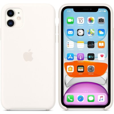 Apple iPhone 11 Silicone Case White MWVX2ZM/A – Zboží Mobilmania