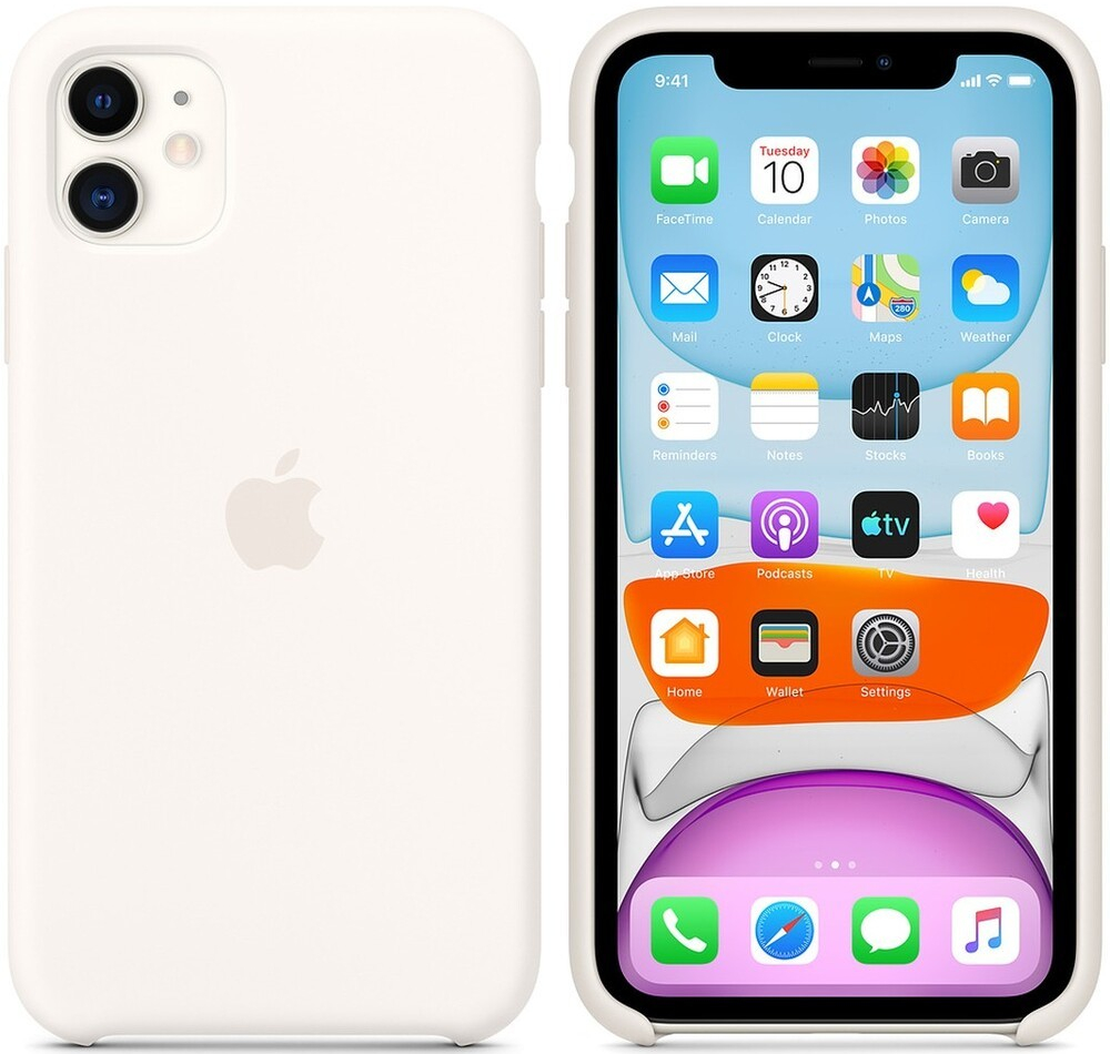 Apple iPhone 11 Silicone Case White MWVX2ZM/A