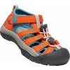Dětské trekové boty Keen Newport H2 Children safety orange/fjord blue