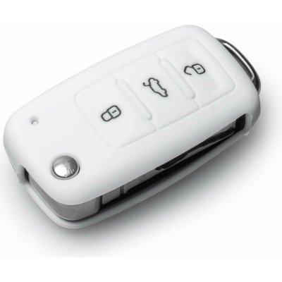 Klíčenka Ochranné silikonové pouzdro na klíč pro VW/Seat/Škoda novější generace s vystřelovacím klíčem barv – Zboží Dáma