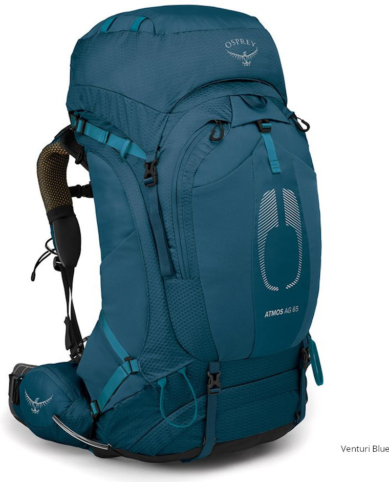 Osprey Atmos AG 65l venturi blue