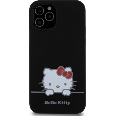 Hello Kitty Liquid Silicone Daydreaming Logo Apple iPhone 12/12 Pro, černé – Zbozi.Blesk.cz