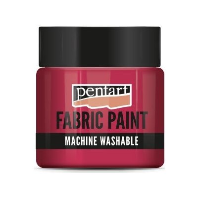 Pentart barva na světlý a tmavý textil 50 ml červená – Zboží Dáma