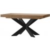Jídelní stůl SZYNAKA Prestigeline Jídelní stůl rozkládací - COZY 39, 160/210 x 95, dub rustikal/černá