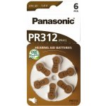 Panasonic baterie do naslouchadel 6ks PR312(41)/6LB – Zboží Živě