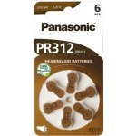 Panasonic baterie do naslouchadel 6ks PR312(41)/6LB – Zboží Živě