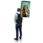 Mobilní reklamní vlajka Edge – Hledejceny.cz