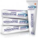 Sensodyne Zubní pasta pro citlivé zuby Rapid 3 x 75 ml