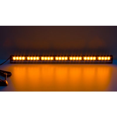 Stualarm LED světelná alej, 28x LED 3W, oranžová 800mm, ECE R65 – Zboží Mobilmania