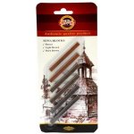 Koh-i-noor křídy sepiové souprava 6ks 7 x 7 mm – Zboží Mobilmania