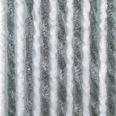 Závěs 100x205 cm, šedá/bílá – Hledejceny.cz