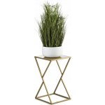 DekorStyle Stojan na květiny LOFT 23,5 cm zlatý – Hledejceny.cz