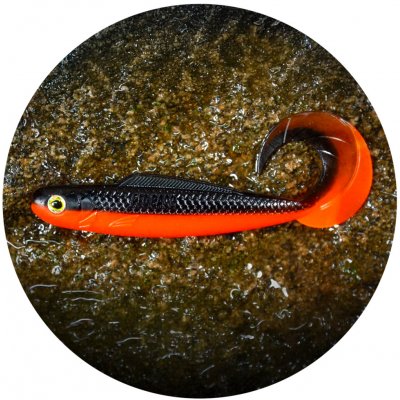 RedBass Twister Kixter Black / Signal Orange UV COLOR L 100 mm – Zboží Dáma