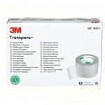 3M Transpore 2,5 cm x 9,1 m transparentní náplast 12 ks – Sleviste.cz