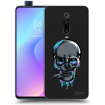 Pouzdro Picasee silikonové Xiaomi Mi 9T Pro - EARTH - Lebka 3.0 černé