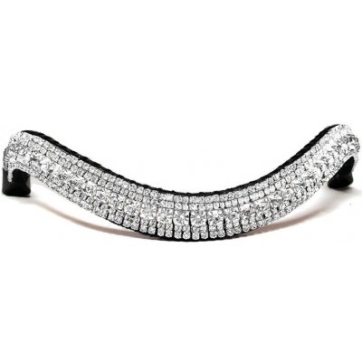 Blingyourhorse Třpytivá čelenka na uzdečku ALL CRYSTAL Hnědá – Zbozi.Blesk.cz