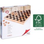 Teddies Šachy a Dáma - společenská hra – Sleviste.cz