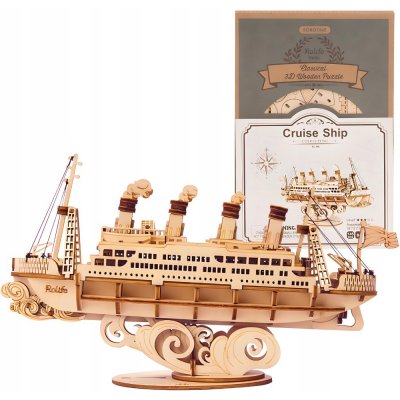 Robotime dřevěné 3D puzzle Zaoceánský parník TG306 145 ks – Hledejceny.cz