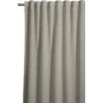 Závěs s řasící páskou se strukturou lněného vzhledu béžový 245 x 140 cm – Sleviste.cz