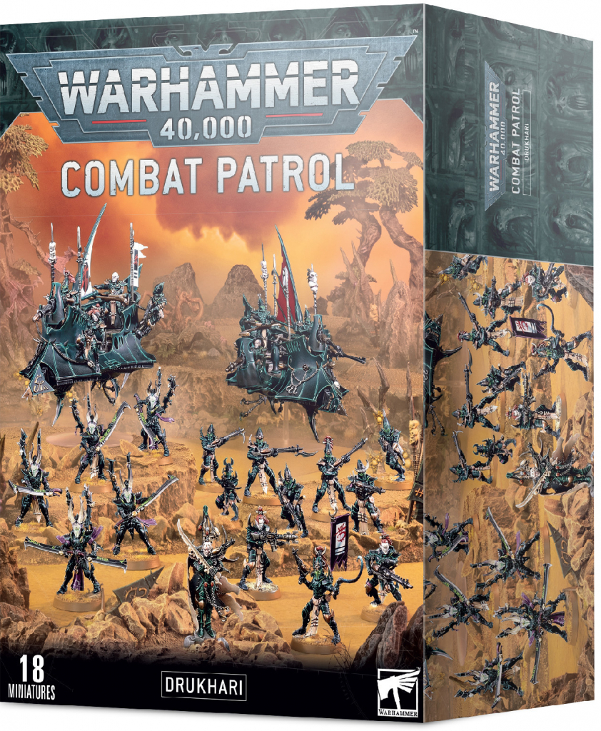 GW Warhammer W40k: Drukhari: Combat Patrol 18 figurek