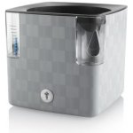 Plastkon Samozavlažovací květináč Cobble 14x14x14 cm kamenná šedý – Zboží Dáma