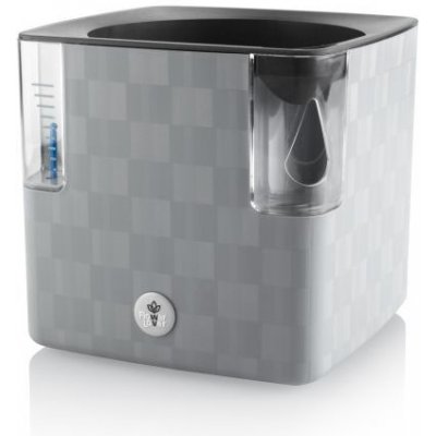 Plastkon Samozavlažovací květináč Cobble 14x14x14 cm kamenná šedý – Zboží Dáma