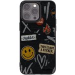 Picasee silikonový černý obal pro Apple iPhone 15 Pro Max - STICKERS x TAGS – Zboží Mobilmania