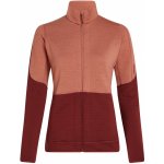 Icebreaker Wmns 400 RealFleece Descender LS Z Cedar Wood/Port/Cb – Zboží Dáma