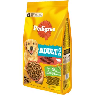 Pedigree granule hovězí se zeleninou pro dospělé psy 12kg