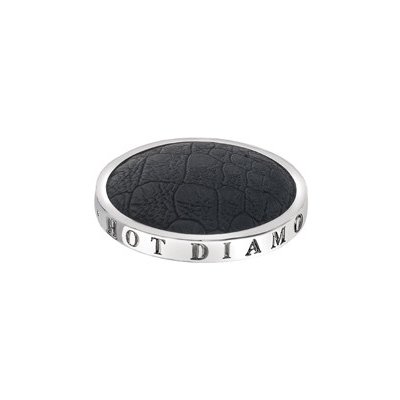 Hot Diamonds Přívěsek Emozioni Faux Crocodile Black Coin EC080 p 33 r – Zboží Mobilmania